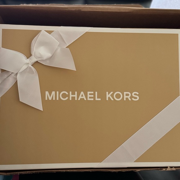 Michael Kors Metallic Wool Blend Scarf - Picture 3 of 3